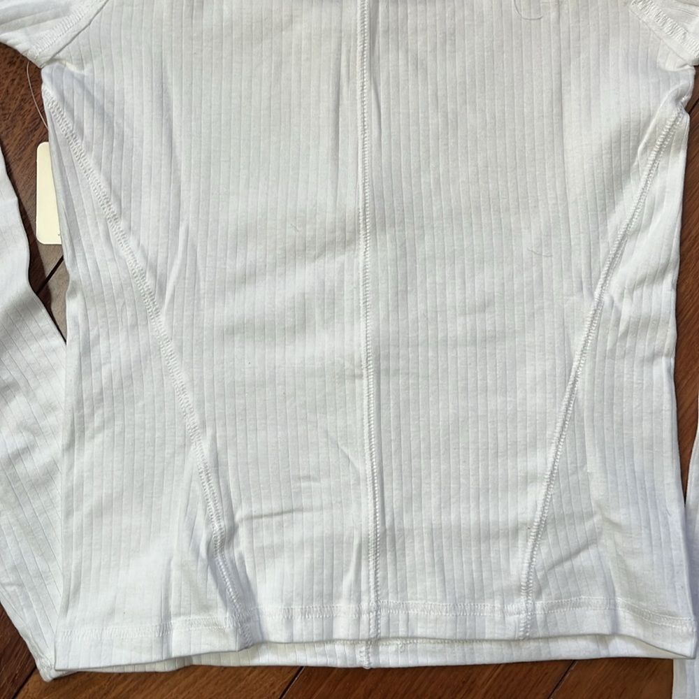 NWT Free People Ribbed Scoop Neck Top - Picture 4 of 6